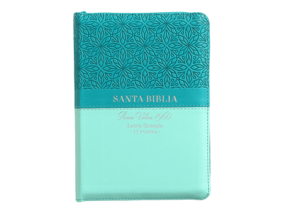 BIFLORAL TURQUESA LETRA GRANDE
