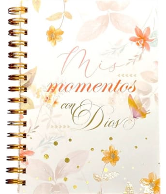 LIBRETA DEVOCIONAL MIS MOMENTOS CON DIOS - ACUARELA ABSTRACTO