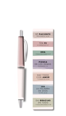 BOLIGRAFO + MARCADOR SEPARADOR, SE PACIENTE