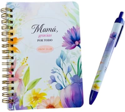 PACK LIBRETA + BOLÍGRAFO MAMÁ 2