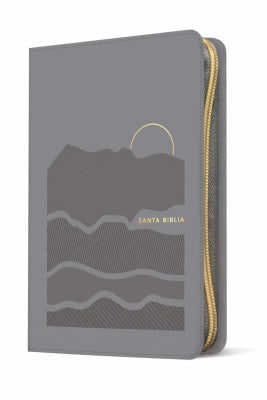 BIBLIA NTV UTRAFINA LETRA GRANDE CON ZIPER GRIS CON FILAMENT