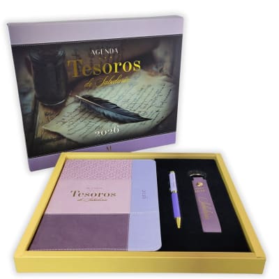 AGENDA TESOROS DE SABIDURIA LILA