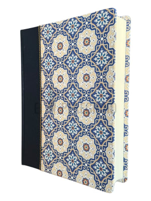 DE APUNTES CREMA Y AZUL