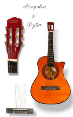 GUITARRA ACUSTICA CLASICA NIÑO ACAPULCO 1/4 ORANGE