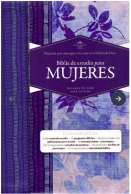 BIBLIA PARA MUJERES TAPA BLANDA AZUL/MORADO