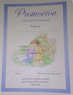 CERTIFICADO PROMOCION