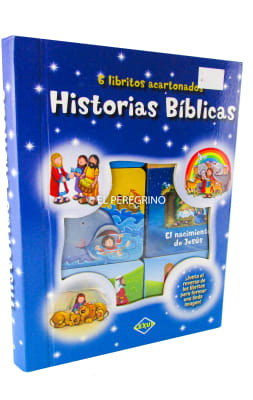 6 Libritos acartonados Historias Bíblicas para niños