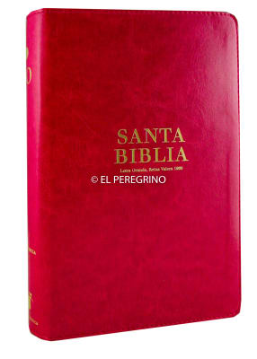 Biblia Reina Valera 1960 Letra grande con cierre Rosa Biblia Reina Valera 1960 Letra grande con cierre Rosa