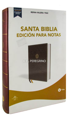 Biblia Reina Valera 1960 Letra Grande Edición para notas café