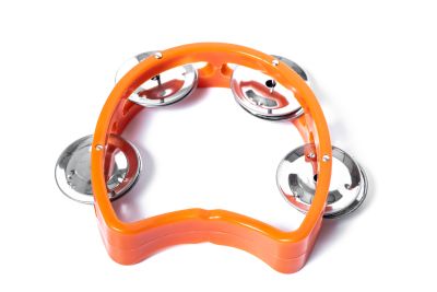 PANDERO MEDIA LUNA NIÑO NARANJA