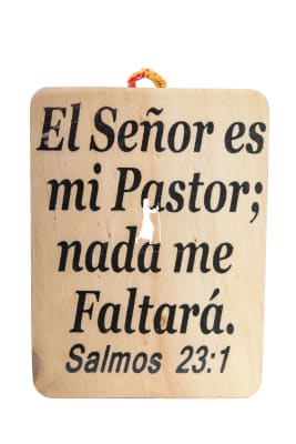 Salmos 23:1 - Mediano cuadro de madera
