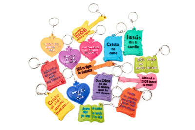 LLAVERO DE GOMA COLORES