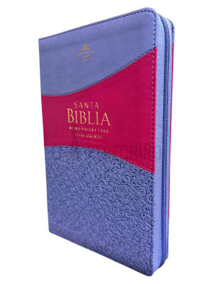 BITONO LILA FUCSIA, CON CIERRE E INDICE