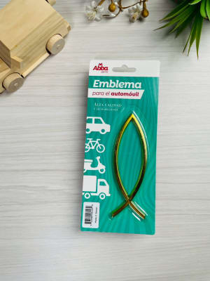 EMBLEMA PARA AUTO 13 CM ICHTUS