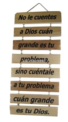 No le cuentes a Dios - Escalera de madera No le cuentes a Dios - Escalera de madera