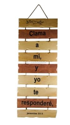 Jeremías 33:3 - Escalera de madera Jeremías 33:3 - Escalera de madera