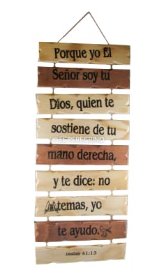 Isaías 41:13 - Escalera de madera Isaías 41:13 - Escalera de madera