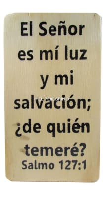 Salmo 127:1 - Pequeño de madera