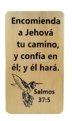 Salmos 37.5 - Pequeño de madera