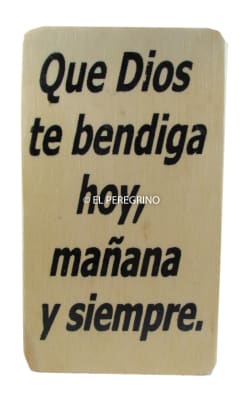 Que Dios te bendiga - Pequeño Cuadro de madera Que Dios te bendiga - Pequeño Cuadro de madera
