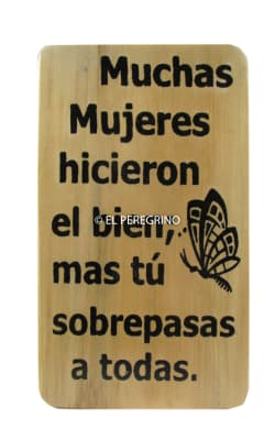 Muchas mujeres - Pequeño cuadro de madera Muchas mujeres - Pequeño cuadro de madera