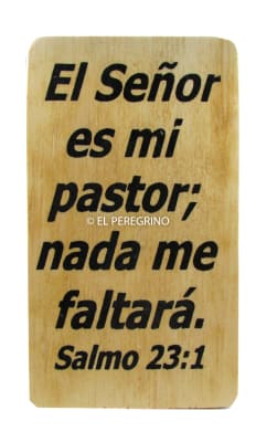 Salmos 23:1 - Pequeño de madera