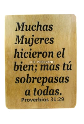 Proverbios 32:29 - Mediano cuadro de madera