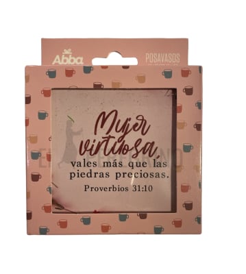 POSAVASOS MUJER VIRTUOSA POSAVASOS MUJER VIRTUOSA