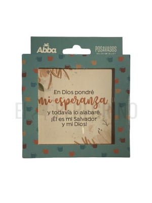 POSAVASOS FÉ Y ESPERANZA