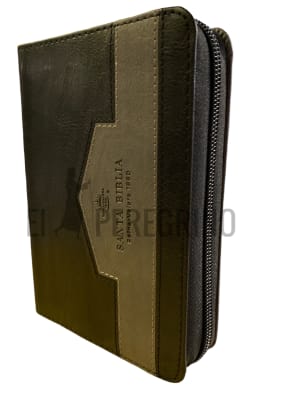 BIBLIA BOLSILLO NEGRO/GRIS DISEÑO ELEGANTE