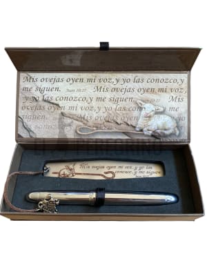 PLUMA + SEPARADOR  JUAN 10:27