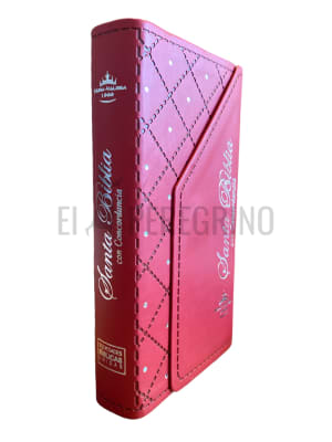 TAPA AGENDA CON BROCHE ROJA