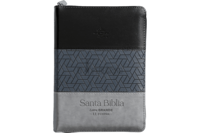 TRICOLOR GRIS, CIERRE E INDICE, LETRA GRANDE