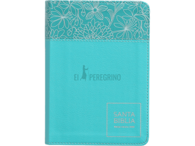 BICOLOR TURQUESA FLORAL