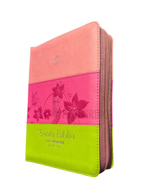 TRICOLOR FUCSIA VERDE ROSA, CIERRE E INDICE, LETRA GRANDE