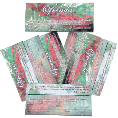 SOBRE DE OFRENDA 50 UNIDADES