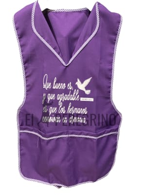 DELANTAL VARIEDAD COLORES Y TEXTO