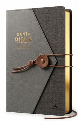 Biblia Vintage RVR60c Gris/Negro