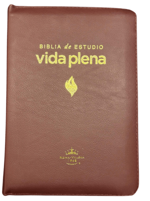 BIBLIA EMPASTADA ESTUDIO VIDA PLENA CON ÍNDICE