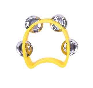 PANDERO MEDIA LUNA NIÑOS AMARILLO