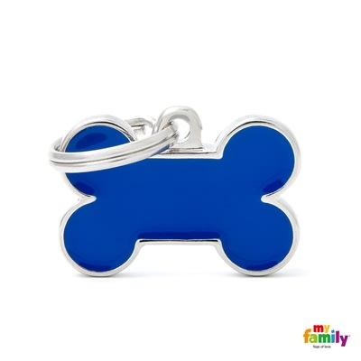 MY FAMILY BASIC HANDMADE BLUE SMALL BONE