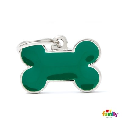 MY FAMILY BASIC HANDMADE GREEN SMALL BONE