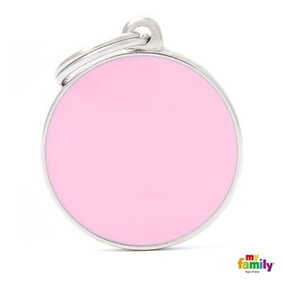 MY FAMILY BASIC HANDMADE PINK BIG CIRCLE GRANDE