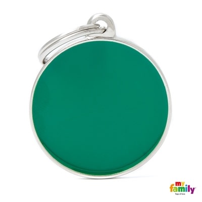 MY FAMILY BASIC HANDMADE GREEN BIG CIRCLE