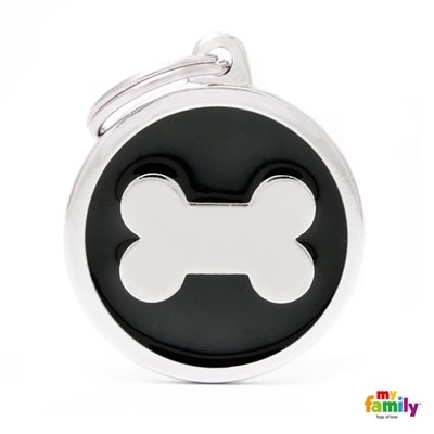 MY FAMILY CLASSIC BIG BLACK CIRCLE BONE1