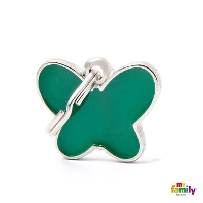 MY FAMILY CHARMS GREEN BUTTERFLY SMALL