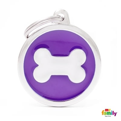 MY FAMILY CLASSIC BIG PURPLE CIRCLE BONE1