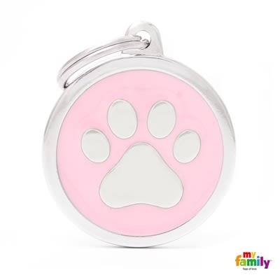 MY FAMILY CLASSIC BIG PINK CIRCLE PAW1