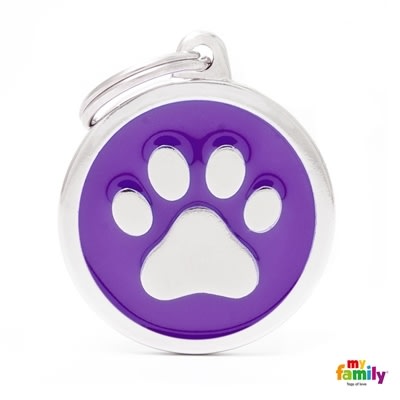 MY FAMILY CLASSIC BIG PURPLE CIRCLE PAW