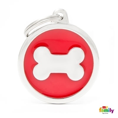 MY FAMILY CLASSIC BIG RED CIRCLE BONE